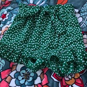 paper bag tie shorts